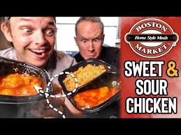 Eating Boston Market's Sweet & Sour Chicken and Fried Rice 🥡