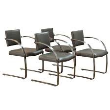 Chrome And Leather Dining Chairs Set Of 6 Leather Dining Chairs Dining Chair Set Dining Chairs