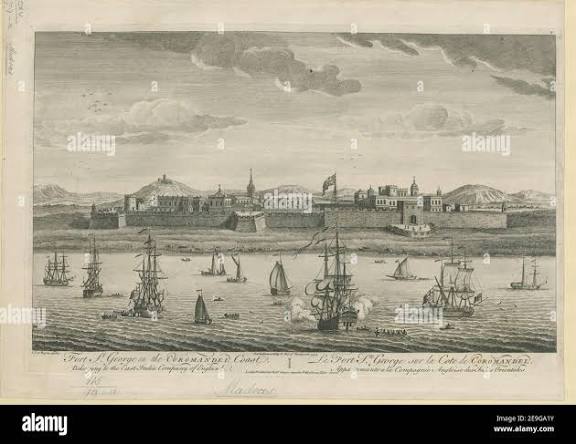 Fort st george engraving hi-res stock photography and images - Alamy