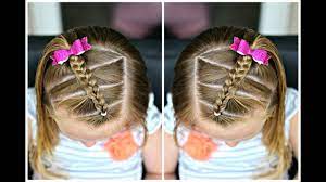 Half Up Sectioned Braid Preschool Hairstyle Kids Hairstyles Girls Hairstyles Easy Cute Hairstyles For Kids