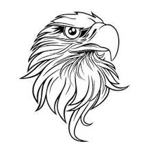 Black And White Simple Black And White Eagle Clipart Cool Eagle Head Tattoo Design Eagle Drawing Eagle Painting Eagle Art