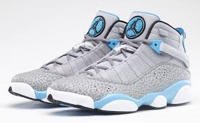 Jordan 6 Rings Black And Blue Jordan 6 Rings Wolf Grey Black Cool Grey Dark Powder Blue Sneakers Shoes Sneakers Jordans Air Jordan Shoes