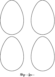 After all, eggs are really tricky to draw by hand. Easter Egg Templates For Fun Easter Crafts Skip To My Lou