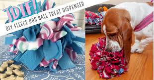 I think it would take the dog a while to catch on, but inevitably they'd figure out they can just rip it to shreds to get all the treats at once. Fleece Dog Ball Treat Dispenser We Heart Hounds