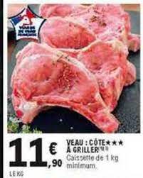 Check spelling or type a new query. Offre Veau Cote A Griller Chez E Leclerc