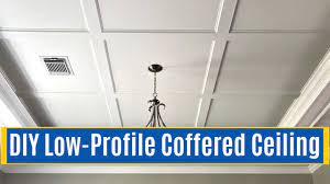 Add value and beauty to your house with this tutorial. How To Install This Simple Diy Coffered Ceiling Design Abbotts At Home