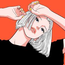 Plofile 2020 レトロなイラスト 芸術的アニメ少女 イラストレーター