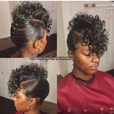 Updo hairstyles for short hair come in many different forms, and of these, the cute and fun options are some of the most popular. Simple And Pretty Updo From Thehairqueen Https Blackhairinformation Com Ha Black Hair Updo Hairstyles African American Updo Hairstyles Natural Hair Styles