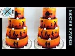 Schone Airbrush Silhouetten Torte Hochzeitstorte Einfach Backen Marcel Paa Youtube Einfach Backen Hochzeitstorte Einfach Lebensmittel Essen