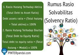 Rasio Solvabilitas Solvency Ratio Leverage Ratio Rumus Soal Jawab Akuntansi Matematika Keuangan