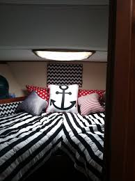 V Berth Decor Boat Interior Sailboat Interior Boat Decor