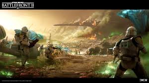 Star Wars Battlefront Ii Concept Art Felucian Battle By Johannes Palmblad Star Wars Battlefront Concept Art Star Wars