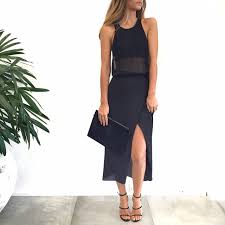 Dion Lee Ii Sheer Solid Dress Black Solid Dress Dresses Black Dress