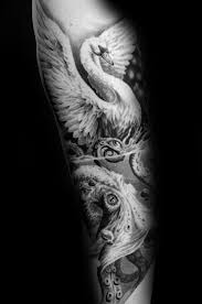 More images for black male tattoo ideas » 50 Swan Tattoo Designs For Men Bird Ink Ideas Swan Tattoo Cool Tattoos For Guys Black Swan Tattoo