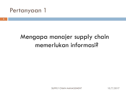 Supply chain adalah struktur yang kompleks. Teknologi Informasi Dalam Supply Chain Ppt Download