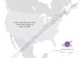 On april 8, 2024, the moon will completely. North Country In Path Of Totality For 2024 Solar Eclipse