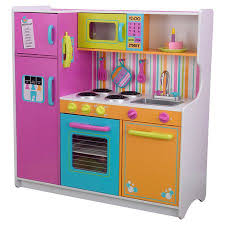 Table sets kitchen table & chairs wayfair from traditional oak dining table sets that are sure to stand the test of time to stylish contemporary tables and chairs that exude interior sophistication no matter your. Found It At Wayfair Deluxe Big Bright Toy Kitchen Kids Play Kitchen Kids Pretend Play Kitchen Pretend Play Kitchen