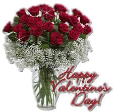 Spectacular flower bouquet happy birthday animated card (gif). Happy Valentine S Day Bouquet Of Roses Saint Valentine S Day Valentine Vase Bouquet Roses Red Gift Present Love Sweetheart Animated Gif Glitter Sparkle Picmix