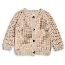 Hand knitting video tutorials on youtube. Dymples Baby Chunky Knit Cardigan Linen Big W