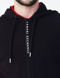 I ended up having to replace with a xxl which fits me perfectly. Armani Exchange Grosgrain Hoodie Jacket Fleece Jacket For Men A X Online Store