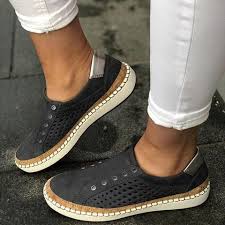 Blisshoes Womens Closed Toe Ankle Strap Buckle Slingback Wedge Sandals In 2020 Casual Shoes Women Loafers For Women Casual Shoes