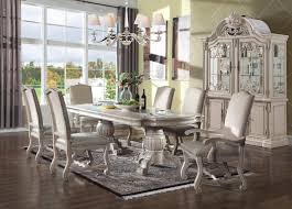Photo by ashwood designs and custom homes. Mcferran D9802 3501 Traditional Antique White Oak Veneer Dining Table Set 5pcs D9802 3501 Dining Set 5
