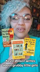 ignore that I look like I'm about to cry lmfao that's just what my eyes  look like right after I wake up 😂😂 #booktok #kevinwilson  #perfectlittleworld #nowisnotthetimetopanic #nothingtoseehere ...