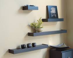 Open kitchen shelves with farm prints. Stylish Shelves Designs To Every Home Decor