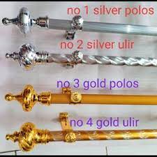 Harga per meter lari menggunakan rel rumah sakit model h. Jual Besi Gorden Batang Hordeng Rel Gordyn Bulat Fullset Di Lapak Ivan Toko Central Jaya Gordyn Bukalapak