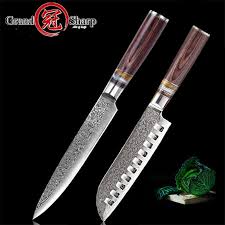 Easiest japanese knife to sharpen: Buy 2 Pcs Damascus Knives Set Santoku Slicing Kitchen Knives Vg10 67 Layer Japanese Damascus Steel Knife At Affordable Prices Free Shipping Real Reviews With Photos Joom