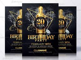 Creative flyer to promote your birthday party. Elegant Birthday Flyer On Behance