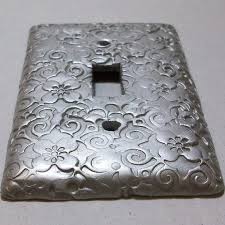 Swirls And Flowers Silver Light Switch Cover Etsy 7 95 Silver Light Switches Light Switch Covers Decorative Light Switch Covers