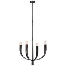 Visual Comfort Kw 5745bz Alb Kelly Wearstler Verso Small Chandelier In Foundry Lighting
