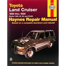At bohn toyota we want to help make all your shifting precise and effective again. Toyota Land Cruiser Series Fj60 62 80 Fzj80 80 96 Haynes Repair Manual Walmart Com Walmart Com