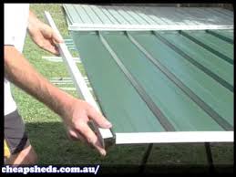 Explore @cheapsheds tweets with statistics and download mp4 videos cheap sheds is the leading online supplier of garden sheds, carports, garages, aviaries, and pool | twugi. Cheap Sheds Garden Sheds Absco Roof Panel Assembly Youtube
