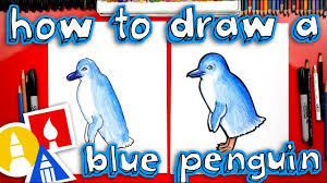 Learn to draw a cute penguin. How To Draw A Blue Penguin Youtube