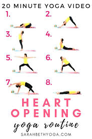 Morning Yoga For Heart Opening Sarah Beth Yoga Morning Yoga Morning Yoga Poses Morning Yoga Sequences