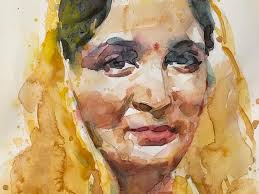 This post is as per Pegasus art gallery 10 days 10 paintings challenge. I  was nominated by uma Krishnamurthy thank you so much Day 8 Hi, my friends I  am doing demonstration