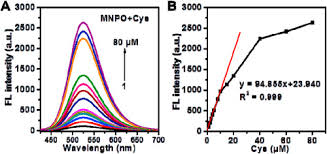 an ultralow concentration of two photon fluorescent probe