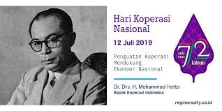 Umumnya koperasi dikendalikan secara bersama oleh seluruh anggotanya. Selamat Hari Koperasi Nasional Ke 72 Regina Realty