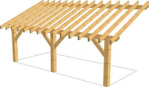 Auvent Terrasse Appenti Bois Carport Tradi Appenti Bois Carport Bois Pergola Bois