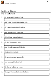 Deutsch Als Fremdsprache Daf Daz Grammatik Perfekt Deutsch Grammatik Ubungen Deutsch Lernen Grammatik