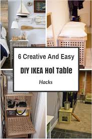 6 Creative And Easy Diy Ikea Hol Table Hacks Shelterness Ikea Diy Furniture Renovation Diy Ikea Hacks