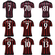 This was the season they started to decline, and yet they still built on their previous' season success by winning the european supercup as well as the club world cup. 15 16 Ac Milan Home Kit Maldini Shevchenko Menez Gattuso Inzaghi Bacca Nesta De Jong Jersey Best Thai Quality Free Shipping Jersey Motocross Thai Hindijersey Shorts Aliexpress