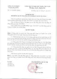 CÔNG TY CỔ PHẦN CAO SU ĐÀ NẴNG - Người quan sát