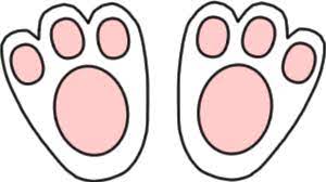 More images for printable bunny feet » Make Custom Graphics And Gifts With Our Software And Apps Please Login Easter Bunny Footprints Easter Bunny Crafts Bunny Paws