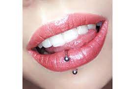 Girl S Lips Make Up Lipstick Lip Gloss Cosmetic Swatch Teeth 952156 Fashion Design Bundles In 2021 Lip Piercing Lip Piercing Labret Different Lip Piercings