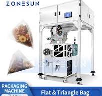 ZONESUN ZS-SJB90 VFFS Pyramid & Flat Tea Bag Packaging Machine