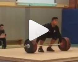 Follow the tag numedaille follow. 17 Y O Enzo Kuworge De 109 Kg Snatches 166 Kg Squats 300 Kg Weightlifting House