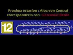 Linio 12 de metroo de madrido (eo); Metro De Madrid Megafonia Linea 12 Youtube